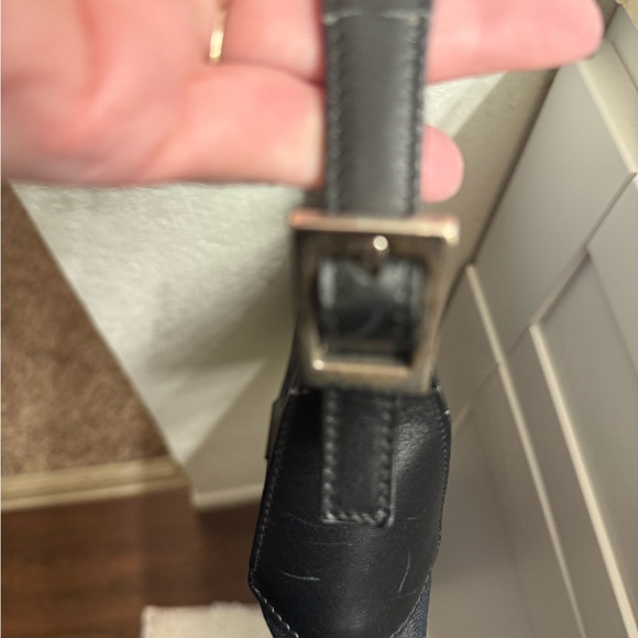 Gucci Vintage GG Monogram Canvas Jackie O-Hobo Bag with Web Stripe - FREE SHIP - Picture 13 of 15